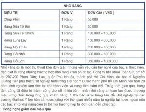Giá nhổ răng không đau